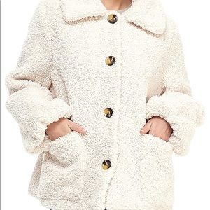 Gal Meets Glam Collection Willa Teddy Bear Coat XS
